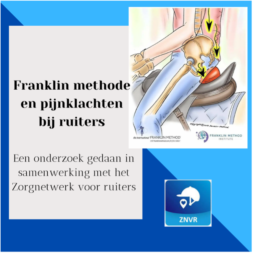 Op deze afbeelding is een van de visualisaties van de Franklin Methode te zien die bij ruiters met pijn gebruikt kan worden.